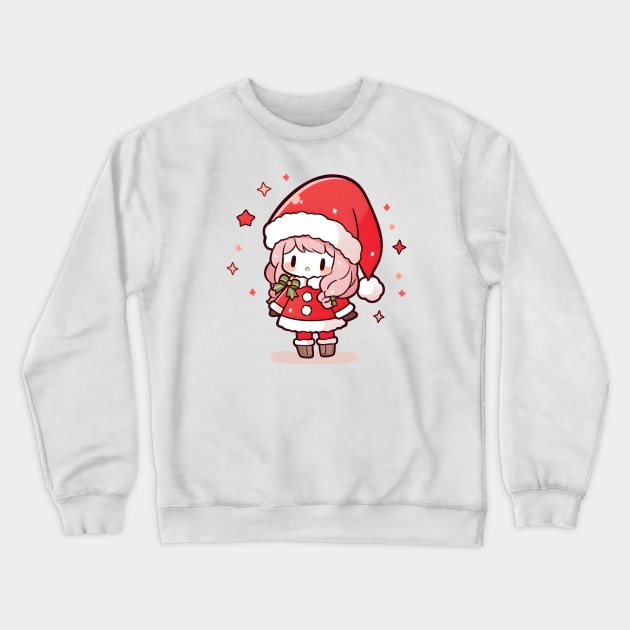 Santa's Christmas Party Crewneck Sweatshirt by ragil_studio